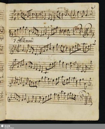 7. Becker, Dietrich: Allemandes