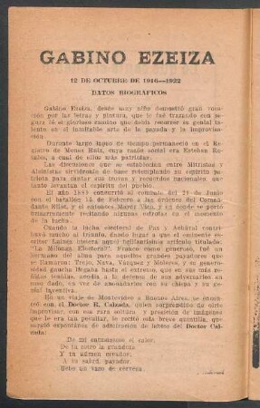 Gabino Ezeiza - Datos biográficos