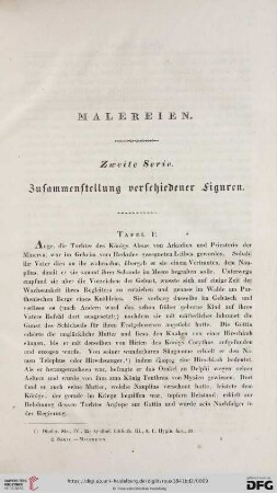Malereien. Zweite Serie: Zusammenstellung verschiedener Figuren