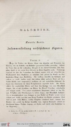 Malereien. Zweite Serie: Zusammenstellung verschiedener Figuren