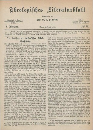 265-269 Die Revision der Luther'schen Bibelübersetzung