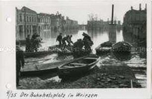 Hochwasserkatastrophe im Oderbruch