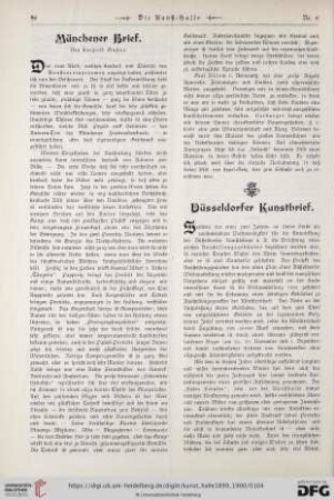 Düsseldorfer Kunstbrief