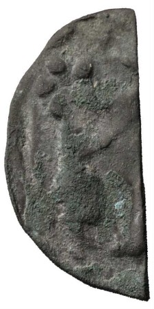 Fundmünze, Denar, Mitte 14. Jh.