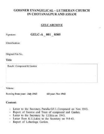 GELC Compounds & Gardens
