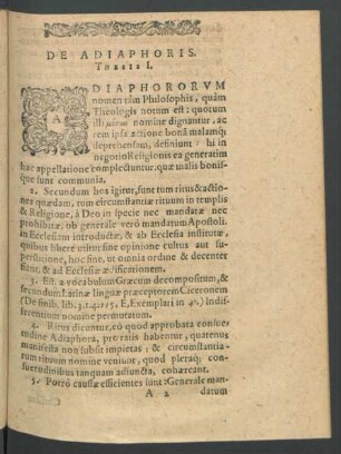 De Adiaphoris.