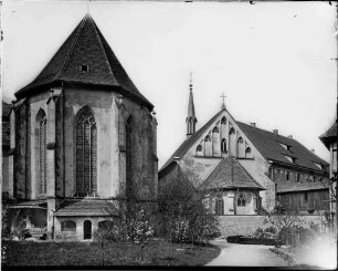 Kloster Lichtental Fürstenkapelle und Kirche Außenansicht