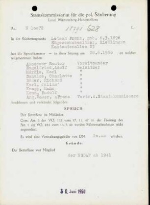 Letsch, Franz