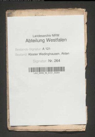 Heberegister der Rezeptur Werl.