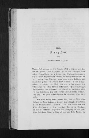 VIII. Georg Löck