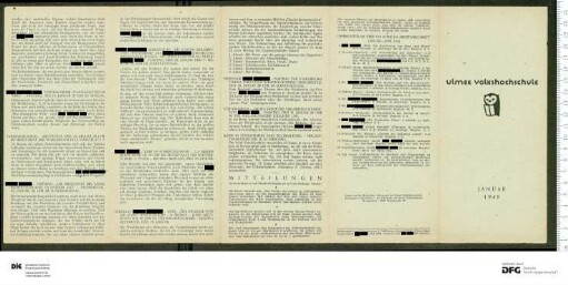 Programm 1. Monatsabschnitt 1948