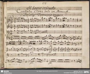 Il sogno infausto - Mus.1-J-3,1-9 : S, strings, bc - D