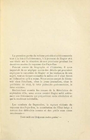 Charles Rogier (1800- 1885) d'après des documents inédits par Ernest Discailles, 2