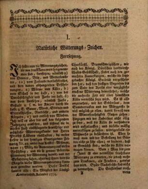 Nützlicher und getreuer Unterricht für den Land- und Bauersmann : auf das Jahr .... 1774 = Jg. 5