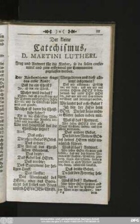 [Die heiligen Zehen Gebote.]