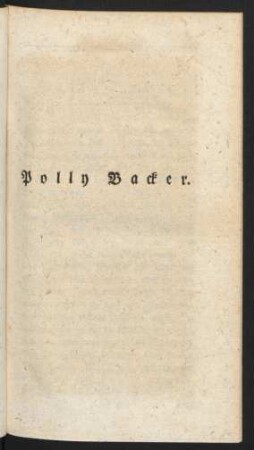 Polly Backer.