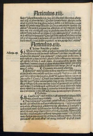 Articulus .xiii.
