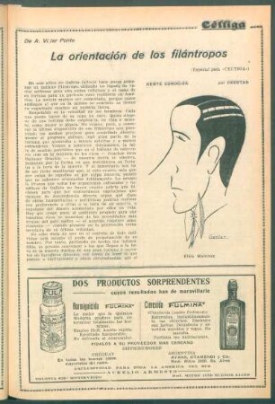 La orientación de los filántropos