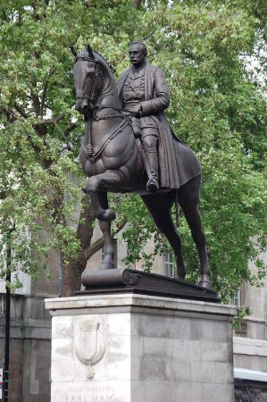 Reiterdenkmal für Marschall Haig, in Whitehall, Regierungsviertel