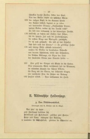 II. Altdeutsche Heldensage