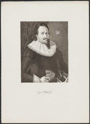 Icones Professorum Marpurgensium — Bildnis des Caspar Ebel (1595-1664)