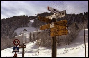 Gstaad: Wegweiser