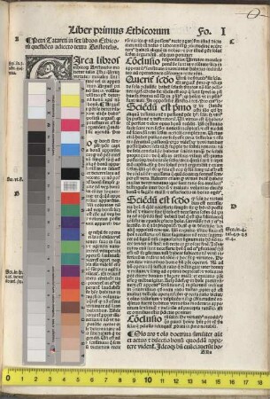 Petri Tatareti in sex libros Ethicorum questio[n]es adiecto textu Aristotelis