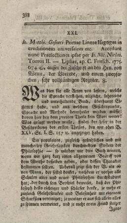 Primae lineae isagoges in eruditionem universalem, nominatim philologiam, historiam et philosophiam. Acc.: Praelectiones ipsae. Tom.II.