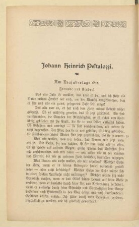 Johann Heinrich Pestalozzi
