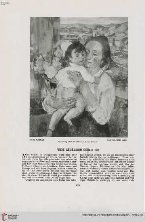 33: Freie Secession Berlin 1918