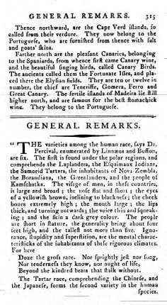 General Remarks