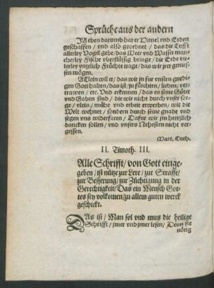II. Timoth.