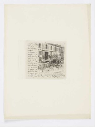Vu le Jardin des Plantes..., Blatt 12 der Folge "Notes et dessins d’un japonais sur Paris pendant l’Exposition de 1878"