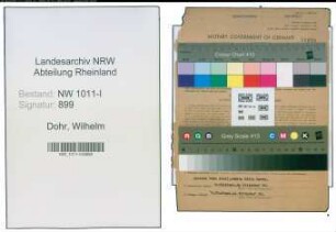 Entnazifizierung Wilhelm Dohr , geb. 08.09.1900 (Klempner)