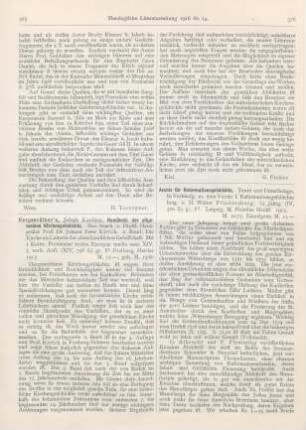 326-328 [Rezension] Friedensburg, Walter (Hrsg.), Archiv für Reformationsgeschichte. Texte und Untersuchungen. 12. Jahrg