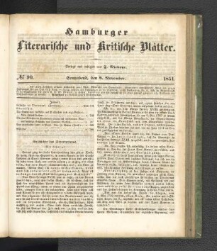 No. 90. 8. November 1851