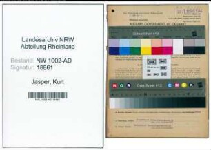 Entnazifizierung Kurt Jasper, geb. 06.12.1892 (Angest.)