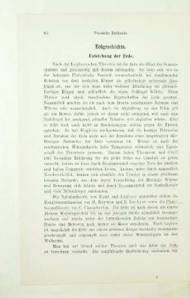Erdgeschichte
