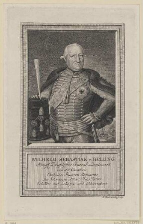 Bildnis des Wilhelm Sebastian v. Belling