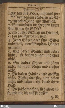 Psalm CXV
