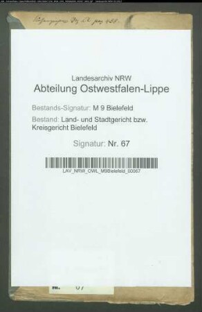 Biermann, Johann Christoph, Heuerling, Schildesche. Streck, Hanne Friederike geb. Reitmeyer, Schildesche