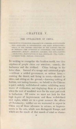 Chapter V. The civilization of China
