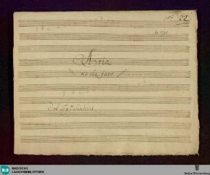 Andar dovrei ma come - Don Mus.Ms. 1701 : S, orch; E|b