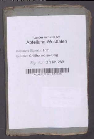 Die Domänen-Aktiv- und Passiv-Kapitalien der Rentei Lingen