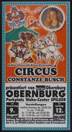 Circus Constanze Busch, Obernburg, ohne Jahr