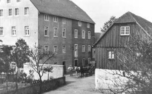 Göda-Dreikretscham. Fischermühle, um 1934, Repro (Bildersammlung Frau Scholze, Fischermühle)