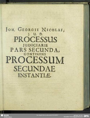 2: Continens Processum Secundae Instantiae
