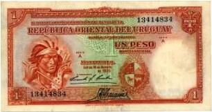 Geldschein, 1 Peso, 1935