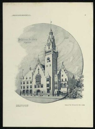 Tafel 34: Rathhaus für Stolp