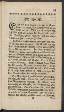 Die Wollust